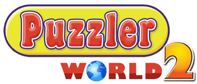 Puzzler World 2 title screen for Nintendo DS
